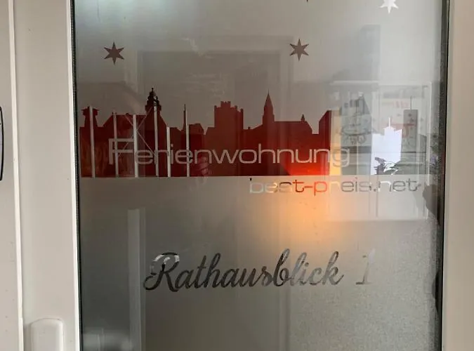 Apartamento Exklusive Stadtwohnung Am Elbradweg: Best-preis-fewo Rathausblick 1 Für Max. 3 Pers. Inkl. Wlan, Prime Video&self Check-in *
